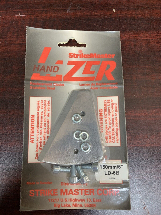 Original New STRIKEMASTER LAZER Hand Ice Auger Replacement Blades 6" MODEL LD-6B
