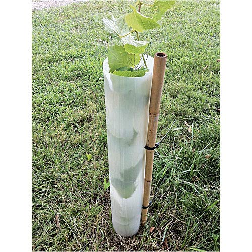 Tree Pro Slit Tube Tree Guard - 36 Inches, White, Bundle of 5