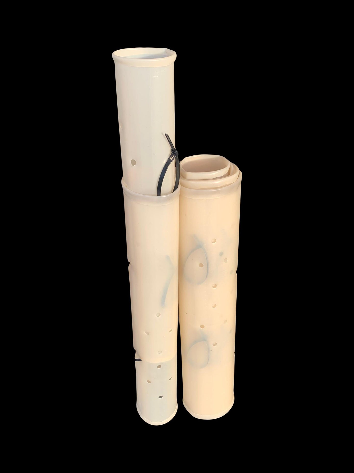24" Miracle Tube Greenhouse Tree & Plant Tubes, shown nested together