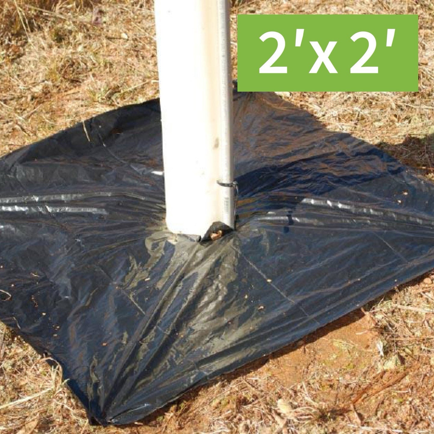 25-24”x24" Weed Pro Tree Mats- USA Made by Tree Pro w/100 Galvanized Staples