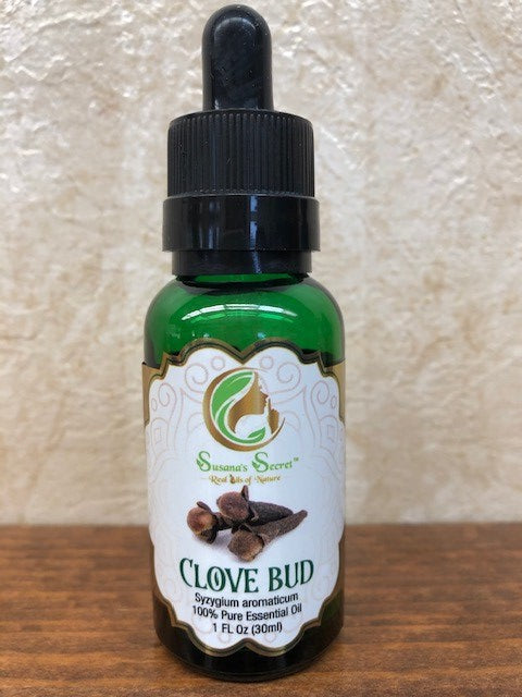 CLOVE BUD OIL Óleo Essencial 100% PURO 1 Fl Oz / 30ml- com pipeta conta-gotas