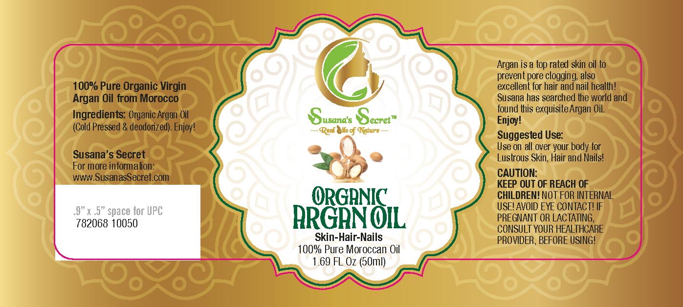 العضوية ARGAN النفط 100٪ PURE (إزالة الروائح) من المغرب 50ml/1.69 Fl أوز. مضخة العلاج التجميلي الذهب