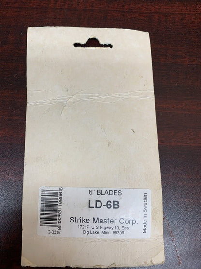 Original New STRIKEMASTER LAZER Hand Ice Auger Replacement Blades 6" MODEL LD-6B