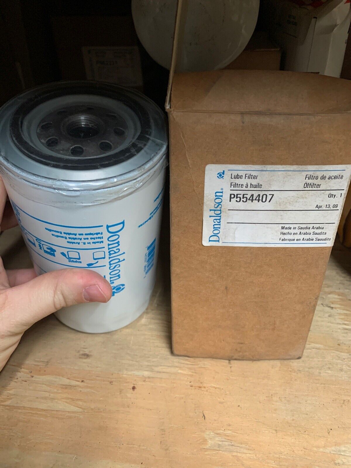 1 New Donaldson P554407, Bobcat  843 OIL FILTER# 2654347