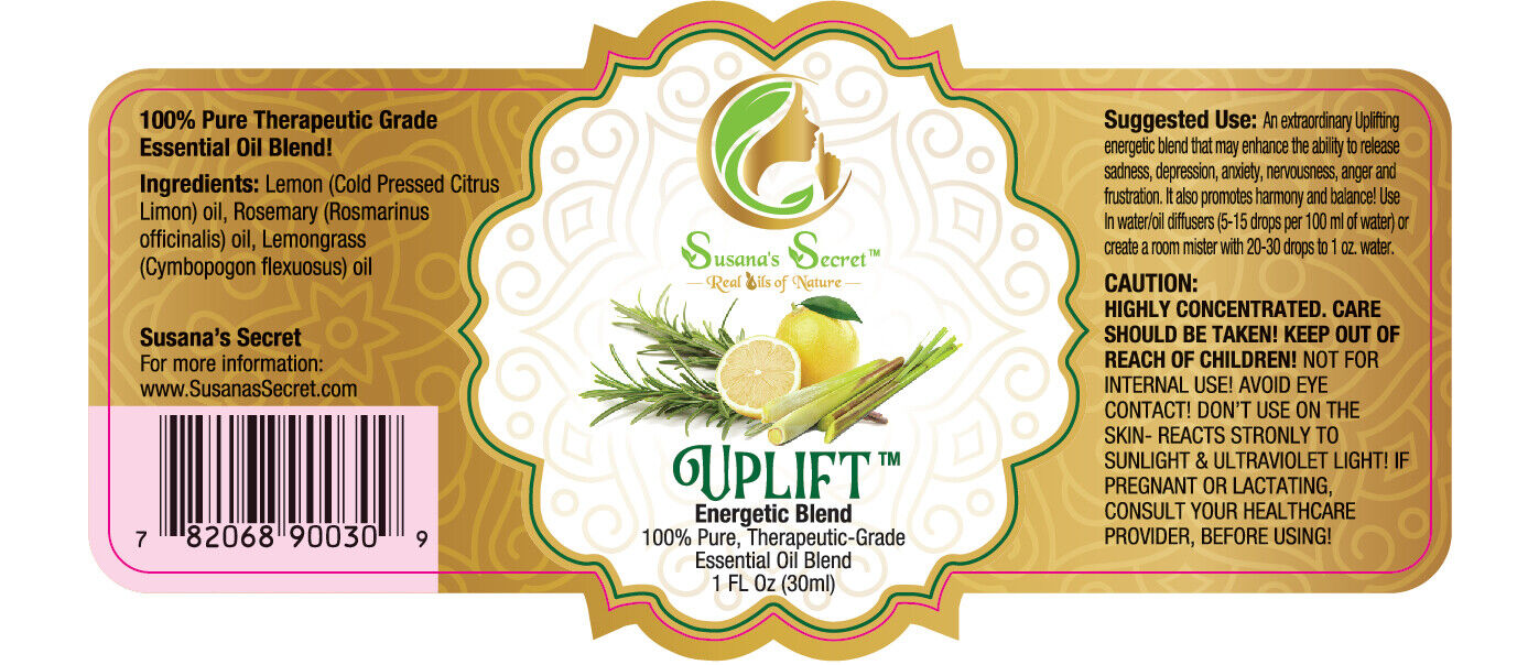 UPLIFT-  Energetic Blend- Essential Oil - 1oz/30ml  100% PURE