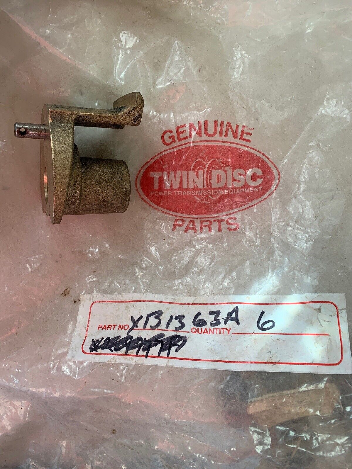 Twin Disc Clutch P# XB1363A, Stamped On Part B1363A