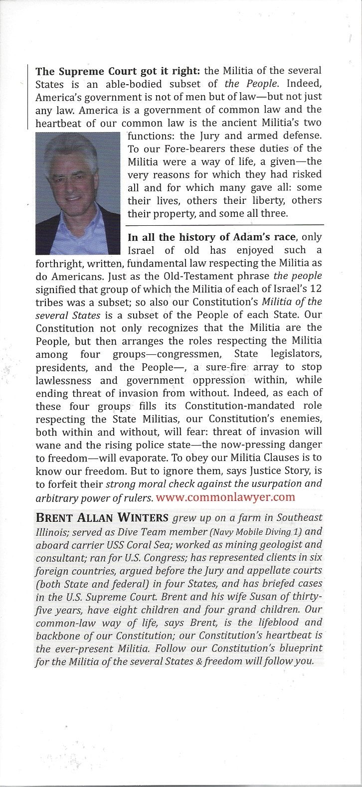 Militia of the Several States: Our Constitution's Answer to Its Enemies [Paperback] Brent Allan Winters
