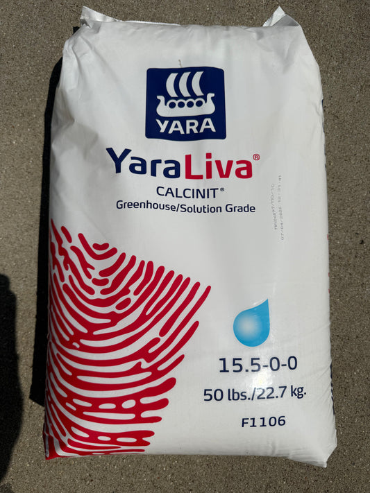15.5% Calcium Nitrate-Soluble Type "Yara Liva" (Pickup ONLY)