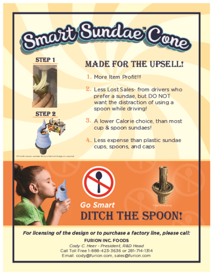 Smart Sundae (TM) Ice Cream Cone coming soon!