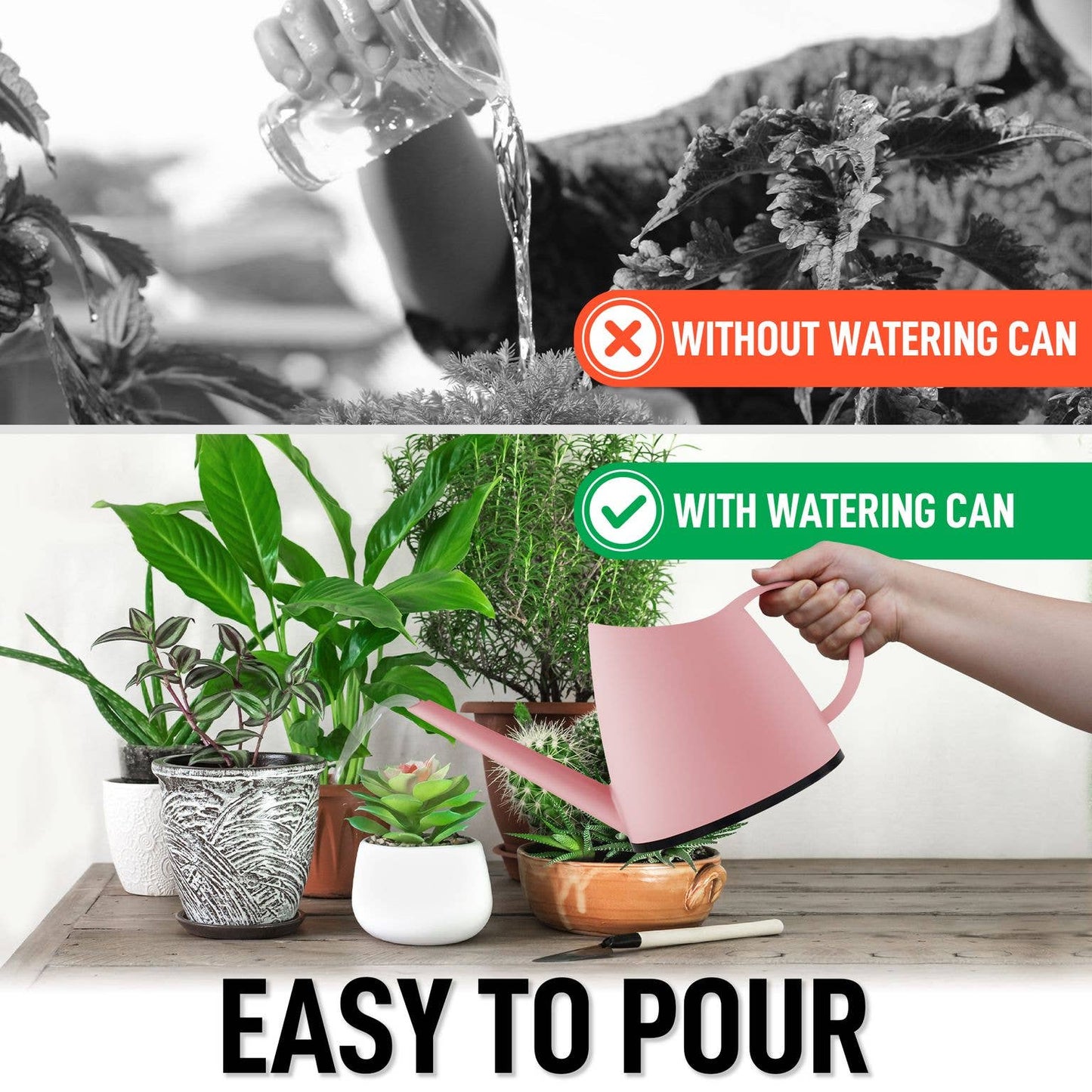 Translucent Watering Can Pot 1.4L