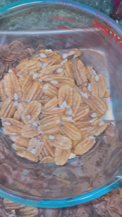 5 lbs Large Colby Pecans: Small Farm Raised & Fresh Cracked w/Shells, a Sweeter Northern Raised nut- Free Shipping