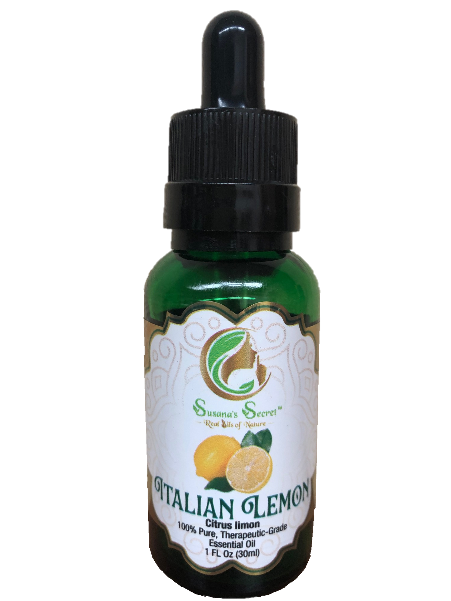 ITALIAN LEMON Cold Pressed Oil- 100% PURE, Therapeutic-Grade, 1 FL Oz/30 ml- Glass bottle w/dropper pipette