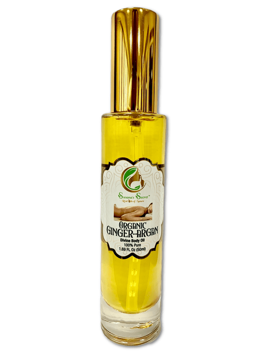 GINGEMBRE-ARGAN OIL - corps de Devine Oil ORGANIQUE PUR de 100 % 50ml/1.69 Fl Oz