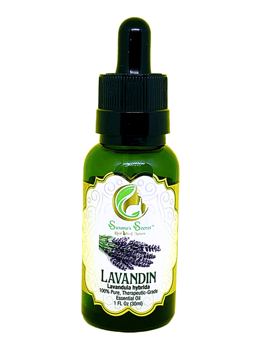 LAVANDIN (Lavender) Essential Oil- 100% PURE, Therapeutic-Grade, 1 FL Oz/30 ml- Glass bottle w/dropper pipette