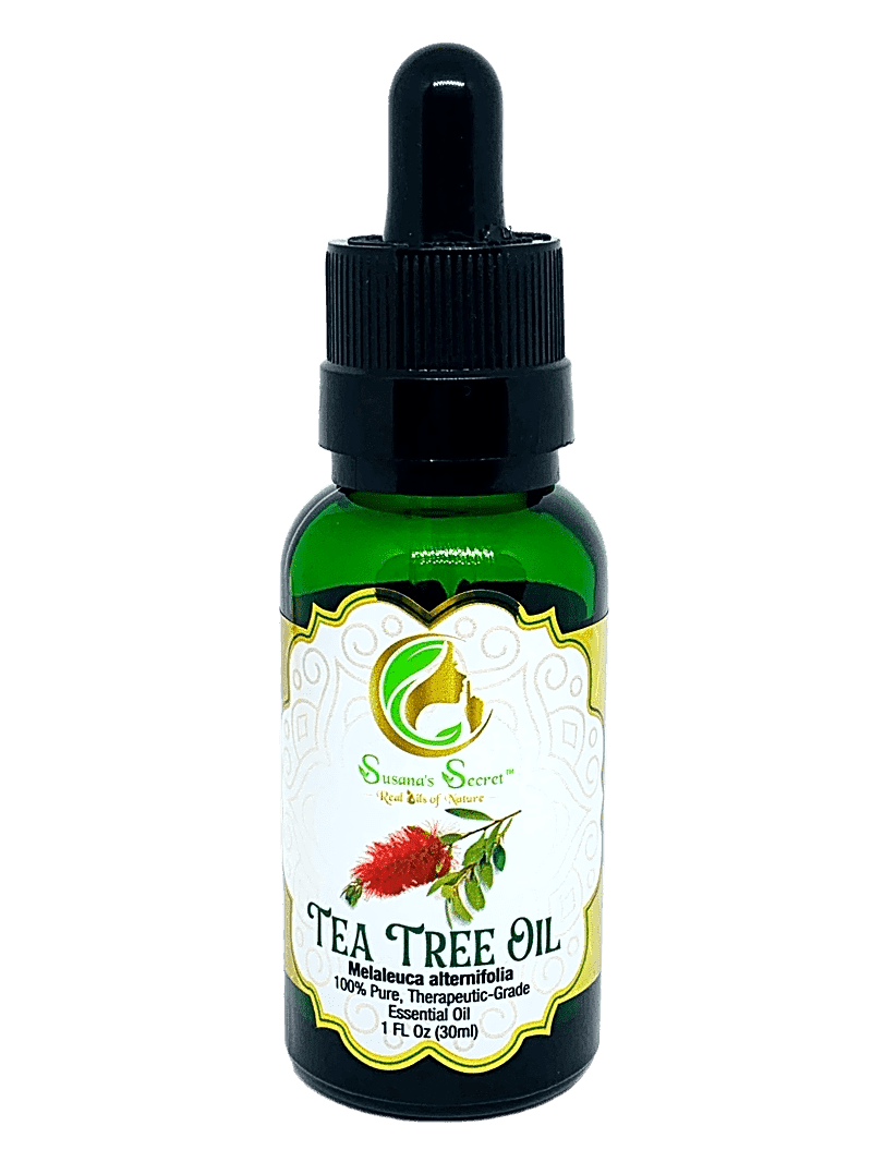 TEA TREE Essential OIl- 100% PURE, Therapeutic-Grade, 1 FL Oz/30 ml- Glass bottle w/euro dropper