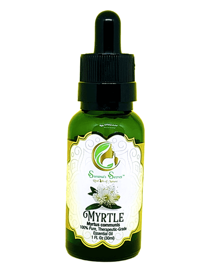 MYRTLE Essential Oil- 100% PURE, Therapeutic-Grade, 1 FL Oz/30 ml- Glass bottle w/dropper pipette