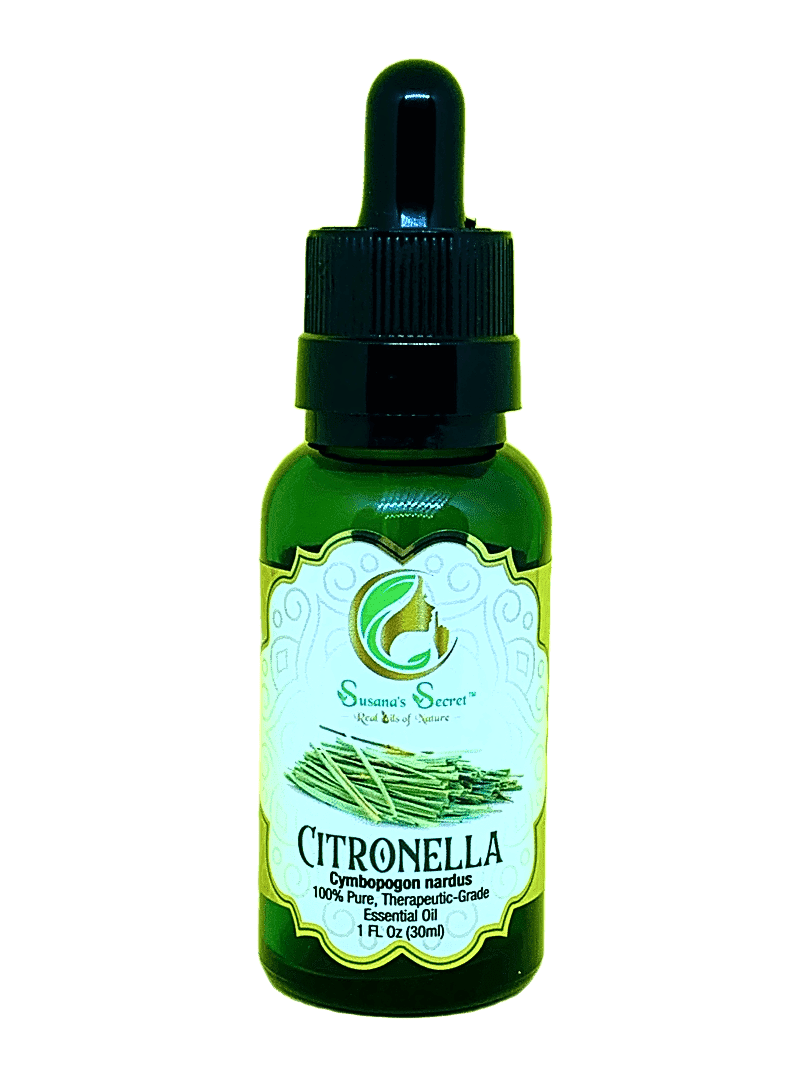 CITRONELLA Essential Oil- 100% PURE, Therapeutic-Grade, 1 FL Oz/30 ml- Glass bottle w/dropper pipette